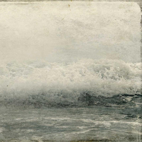 Ocean Storm 2 Gold Ornate Wood Framed Art Print with Double Matting by Allen, Kimberly