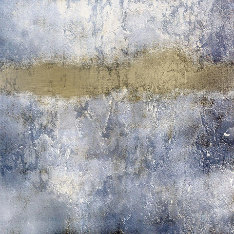 Stream White Modern Wood Framed Art Print by Kimberly, Allen