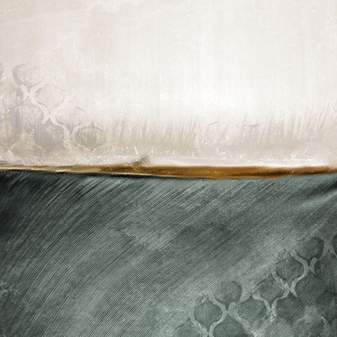 Two Tone Black Modern Wood Framed Art Print by Kimberly, Allen