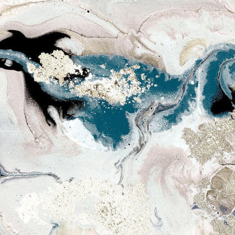 Dreams 2 Black Modern Wood Framed Art Print with Double Matting by Kimberly, Allen