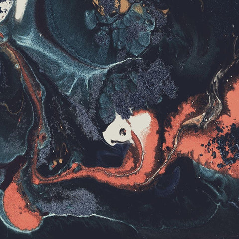 Energy White Modern Wood Framed Art Print by Kimberly, Allen