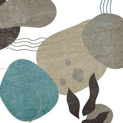 Rock 2 Gold Ornate Wood Framed Art Print with Double Matting by Kimberly, Allen