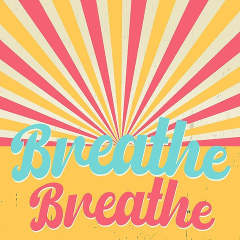 Radiant Breathe 1 Black Modern Wood Framed Art Print with Double Matting by Allen, Kimberly
