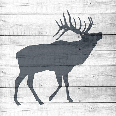 Lake House 3 White Modern Wood Framed Art Print by Allen, Kimberly