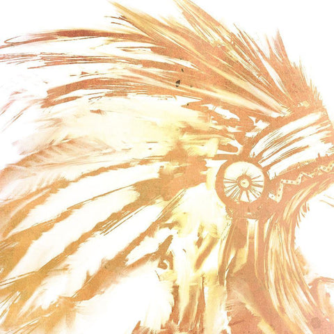 Tribal Black Ornate Wood Framed Art Print with Double Matting by Allen, Kimberly