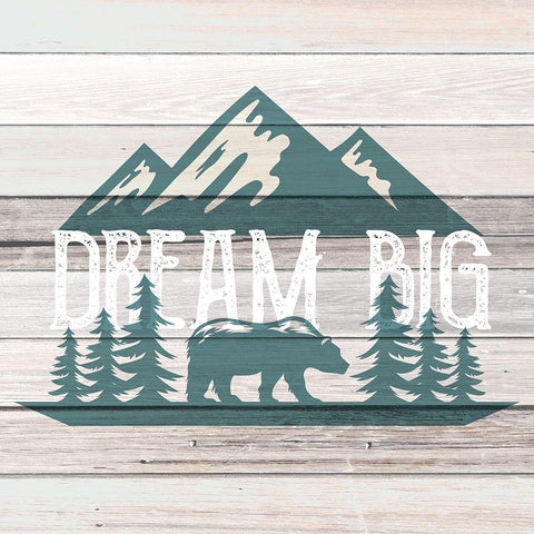 Dream Little Man 1 Black Modern Wood Framed Art Print with Double Matting by Allen, Kimberly