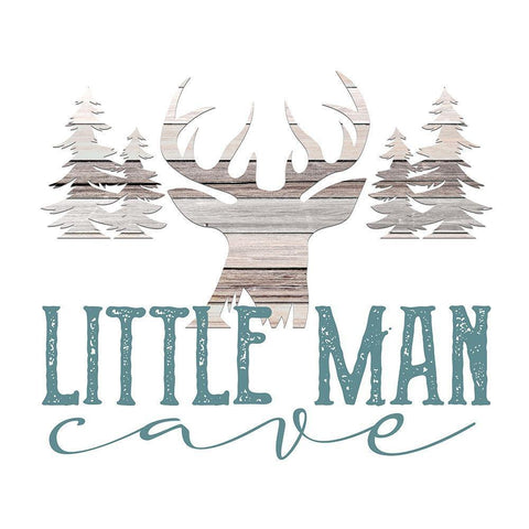 Dream Little Man 2 White Modern Wood Framed Art Print with Double Matting by Allen, Kimberly
