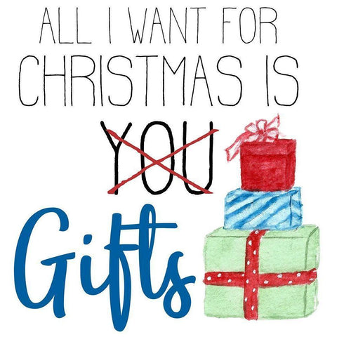 Christmas Time 4 Black Modern Wood Framed Art Print by Allen, Kimberly