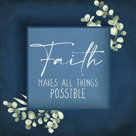 Faith Makes All Things Gold Ornate Wood Framed Art Print with Double Matting by Allen, Kimberly