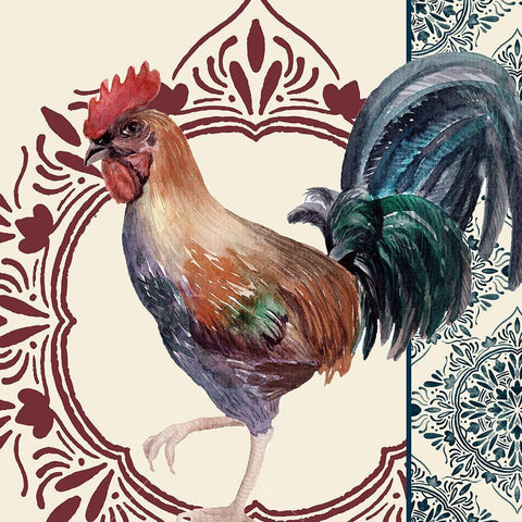 Poultry 2 Black Modern Wood Framed Art Print by Allen, Kimberly