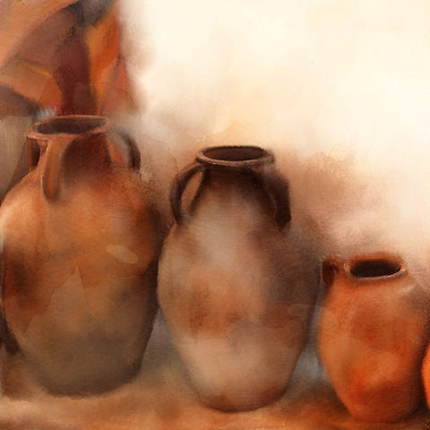 Claymaker Gold Ornate Wood Framed Art Print with Double Matting by Allen, Kimberly