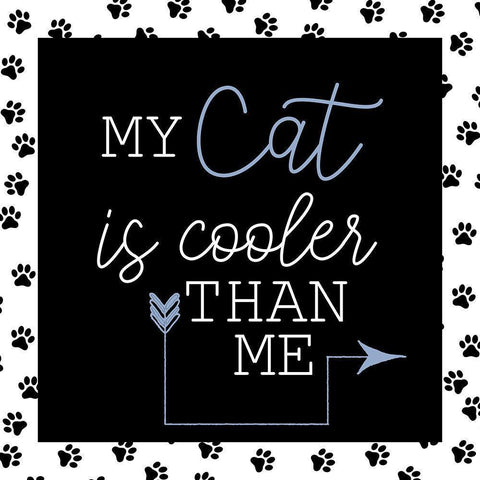 My Cat Gold Ornate Wood Framed Art Print with Double Matting by Allen, Kimberly