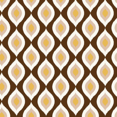 Global Pattern 2 Gold Ornate Wood Framed Art Print with Double Matting by Allen, Kimberly