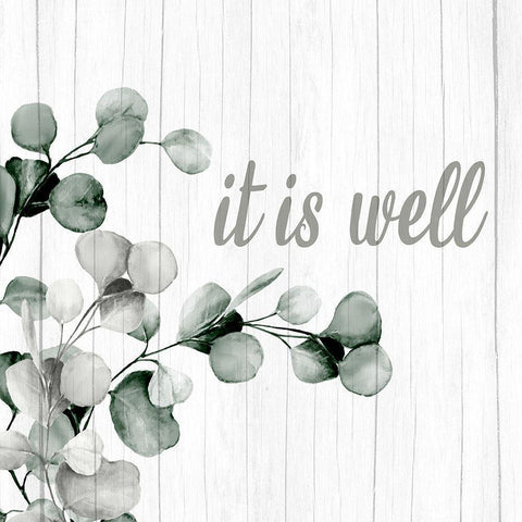 Well and Simply 1 Black Modern Wood Framed Art Print by Allen, Kimberly