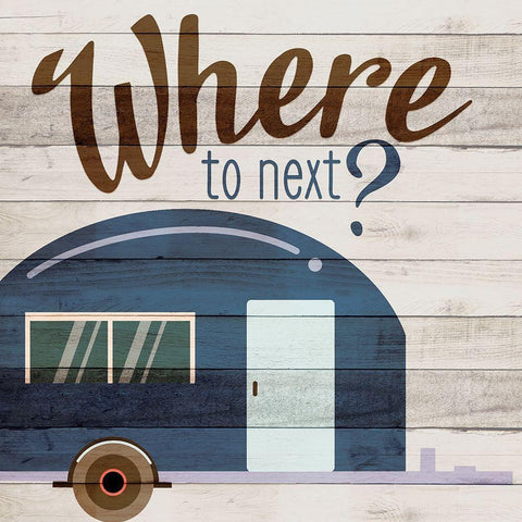 Where Next 1 Black Modern Wood Framed Art Print by Allen, Kimberly