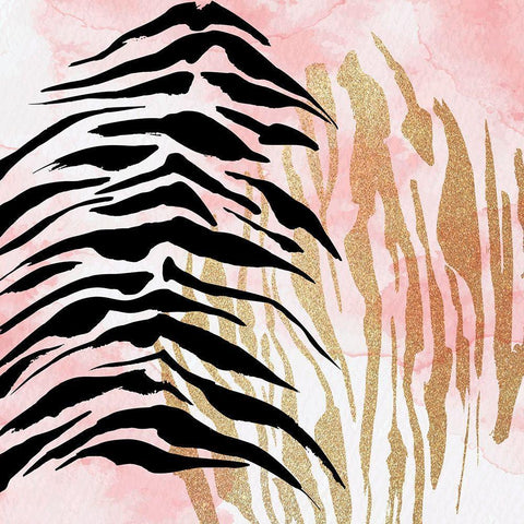 Glam Animal 1 White Modern Wood Framed Art Print by Allen, Kimberly