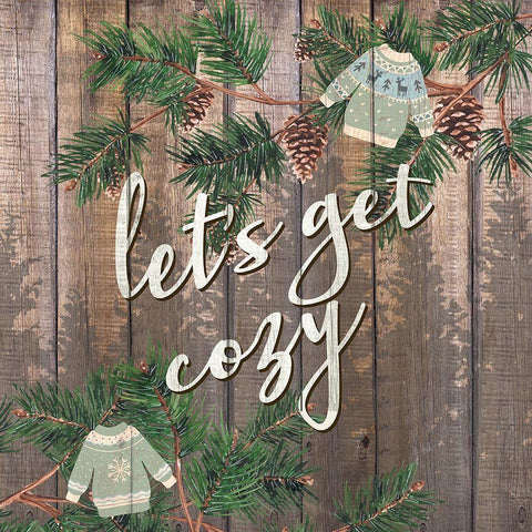 Cozy 3 White Modern Wood Framed Art Print by Allen, Kimberly