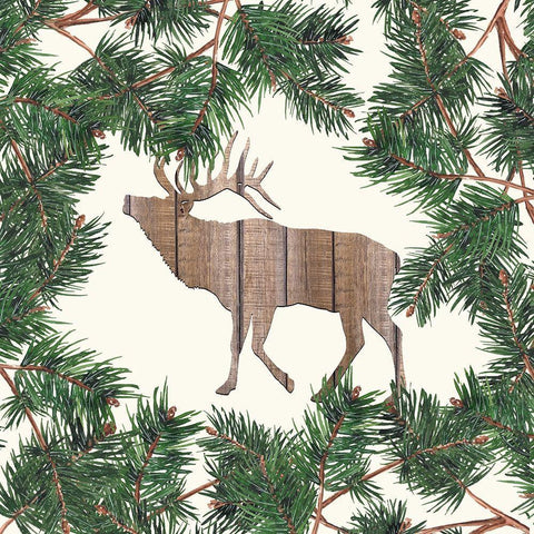 Cozy 4 Black Ornate Wood Framed Art Print with Double Matting by Allen, Kimberly