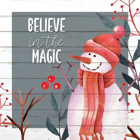 The Magic White Modern Wood Framed Art Print with Double Matting by Allen, Kimberly