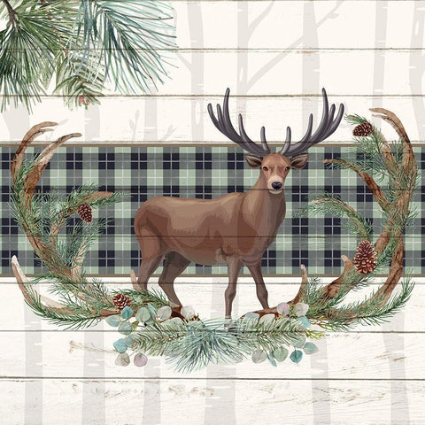 Forest 3 Gold Ornate Wood Framed Art Print with Double Matting by Allen, Kimberly