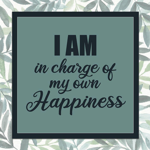 I Am 1 Square Black Ornate Wood Framed Art Print with Double Matting by Allen, Kimberly