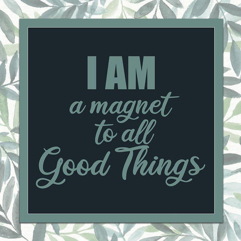 I Am 2 Square Black Modern Wood Framed Art Print with Double Matting by Allen, Kimberly