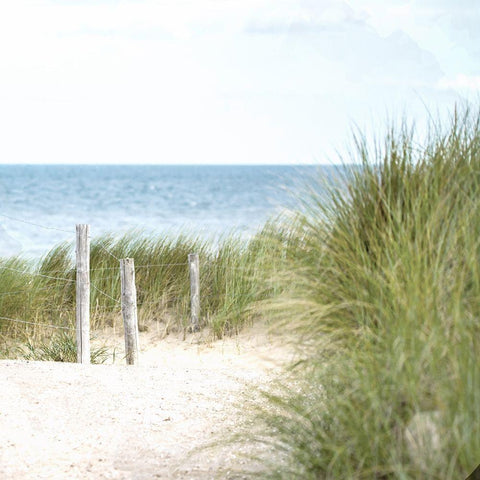 Eat Sleep Beach 5 White Modern Wood Framed Art Print by Allen, Kimberly