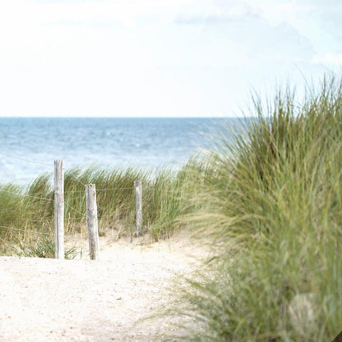 Eat Sleep Beach 5 White Modern Wood Framed Art Print with Double Matting by Allen, Kimberly