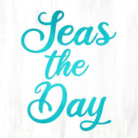 Seas the Day 3 Black Ornate Wood Framed Art Print with Double Matting by Allen, Kimberly