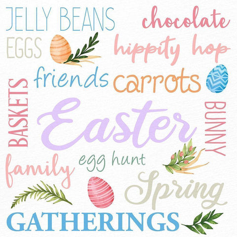 Jelly Beans Black Modern Wood Framed Art Print with Double Matting by Allen, Kimberly