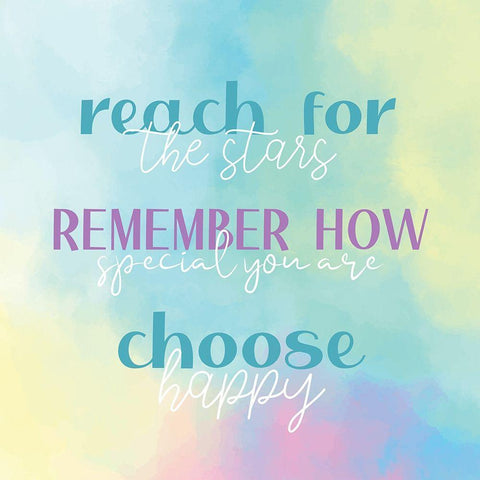 Reach for the Stars Black Modern Wood Framed Art Print with Double Matting by Allen, Kimberly