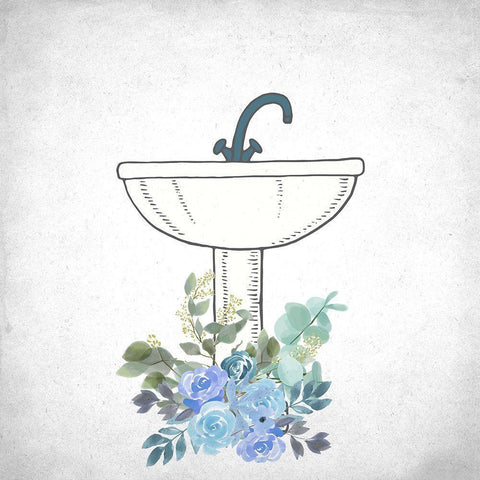 A Place 4 Gold Ornate Wood Framed Art Print with Double Matting by Allen, Kimberly