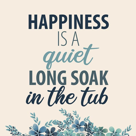 In the Tub 2 White Modern Wood Framed Art Print with Double Matting by Allen, Kimberly