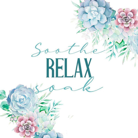 Relax Recharge 4 v3 White Modern Wood Framed Art Print with Double Matting by Allen, Kimberly