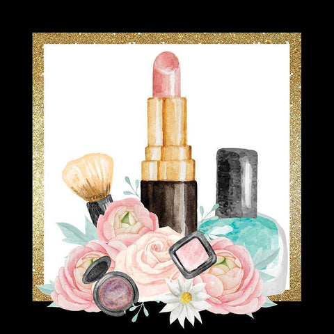 Girl Boss 2 Black Modern Wood Framed Art Print by Allen, Kimberly