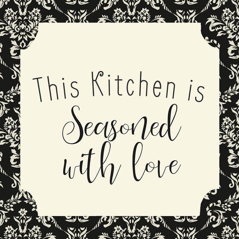 This Kitchen 2 White Modern Wood Framed Art Print with Double Matting by Allen, Kimberly