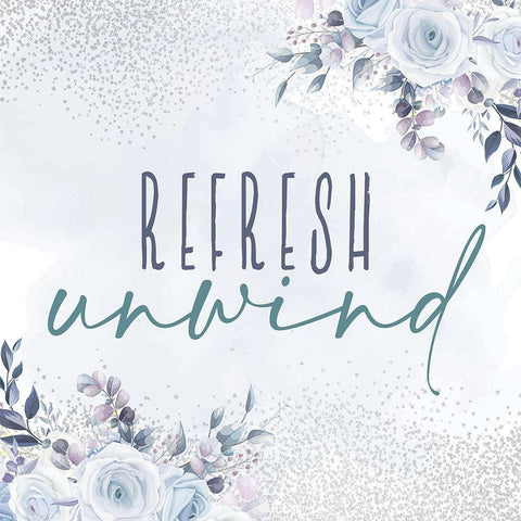 Wash Soak Relax 3 White Modern Wood Framed Art Print with Double Matting by Allen, Kimberly