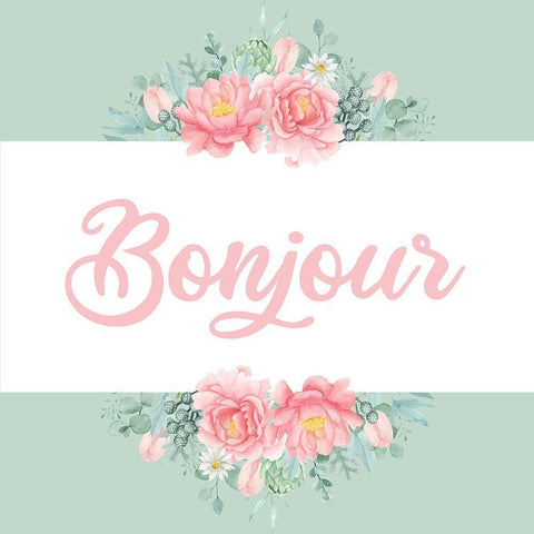 Mint Paris 4 Black Ornate Wood Framed Art Print with Double Matting by Allen, Kimberly