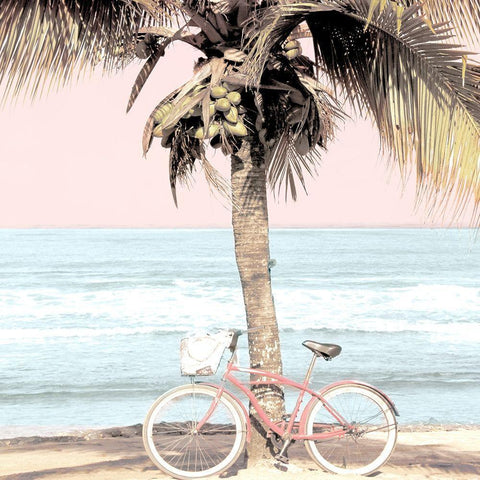 Peaceful Beach Ride Gold Ornate Wood Framed Art Print with Double Matting by Allen, Kimberly