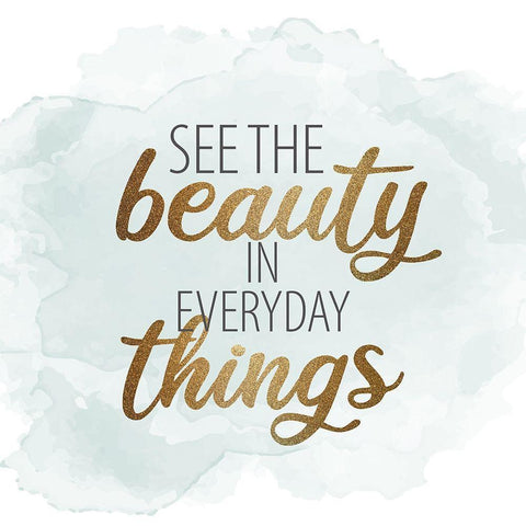 Gratitude Enough 2 Gold Ornate Wood Framed Art Print with Double Matting by Allen, Kimberly