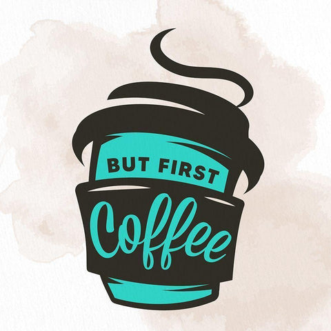 Wake Up 2 Black Modern Wood Framed Art Print by Allen, Kimberly