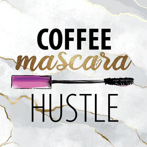 Drink the Coffee 2 White Modern Wood Framed Art Print by Allen, Kimberly