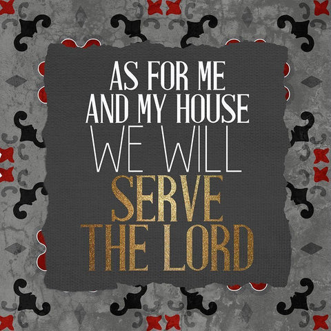 Serve 1 V2 Black Modern Wood Framed Art Print with Double Matting by Allen, Kimberly