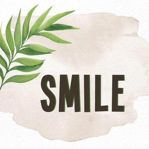 Smile Laugh Play 1 Gold Ornate Wood Framed Art Print with Double Matting by Allen, Kimberly
