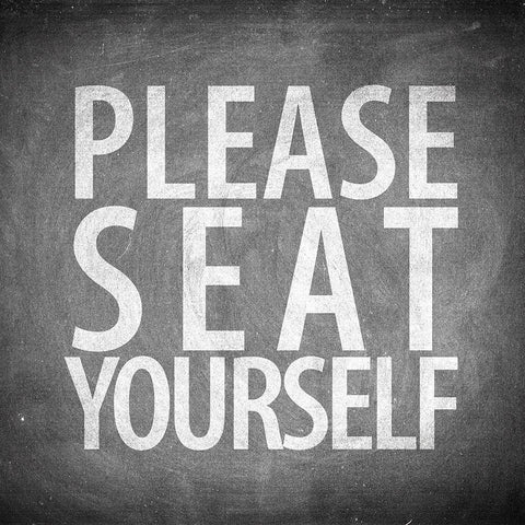 Bathroom Chalkboard 1 Black Ornate Wood Framed Art Print with Double Matting by Allen, Kimberly