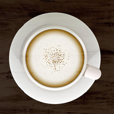 Coffee Time 3 Black Modern Wood Framed Art Print by Allen, Kimberly