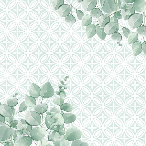 Eucalyptus Mood 7 White Modern Wood Framed Art Print by Allen, Kimberly