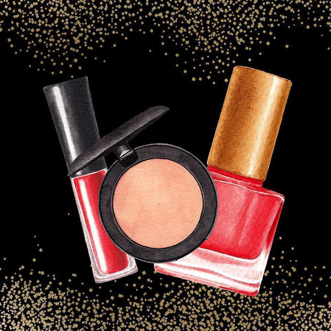 Boss Lips 3 White Modern Wood Framed Art Print by Allen, Kimberly