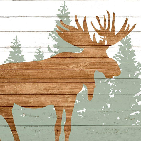 Woods 1 Black Ornate Wood Framed Art Print with Double Matting by Allen, Kimberly