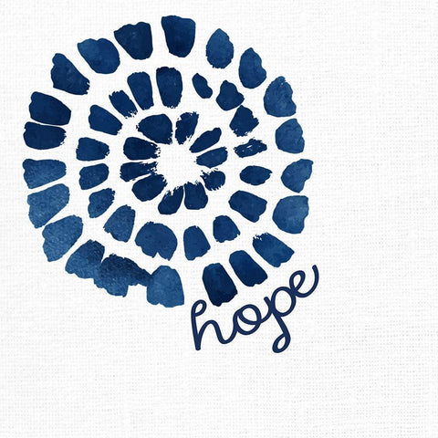 Hope Spot Black Modern Wood Framed Art Print with Double Matting by Allen, Kimberly